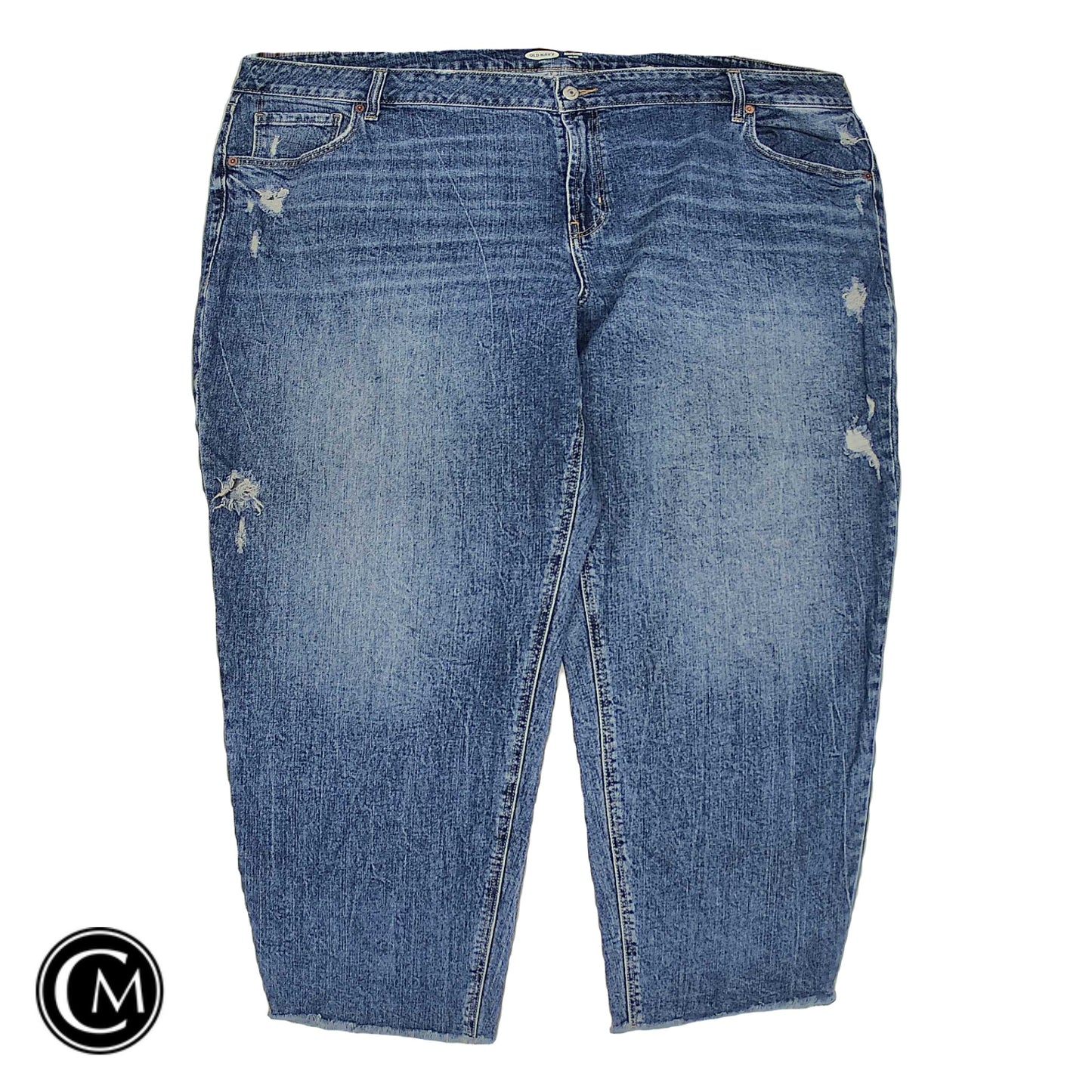 Jeans Cropped By Old Navy In Blue Denim, Size: 24 image 1