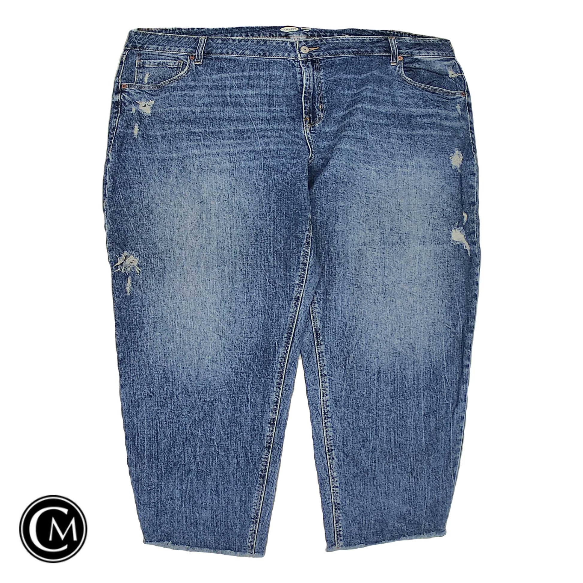 Jeans Cropped By Old Navy In Blue Denim, Size: 24 image 1