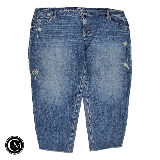 Jeans Cropped By Old Navy In Blue Denim, Size: 24 image 1