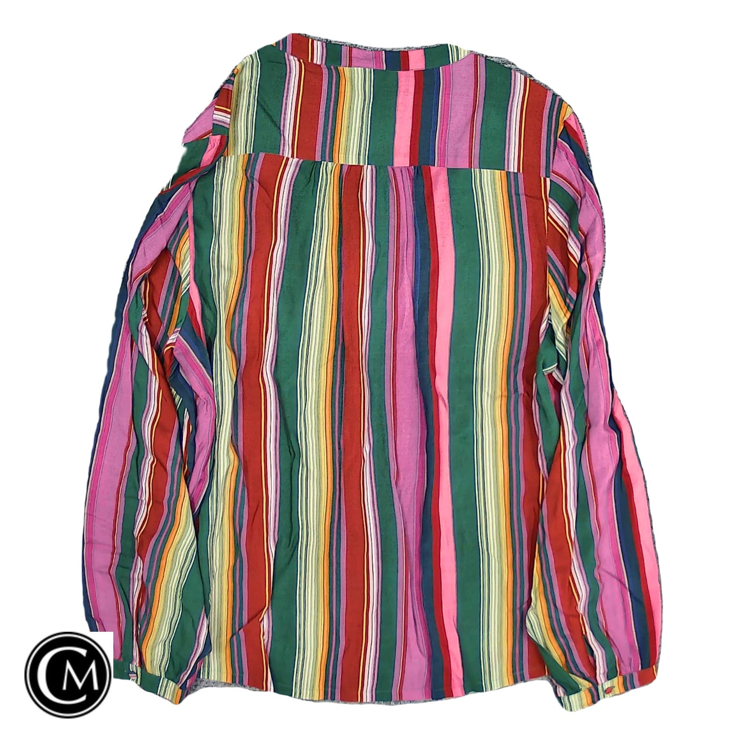 Blouse Ls By Blank London In Green & Pink, Size: Xl image 2
