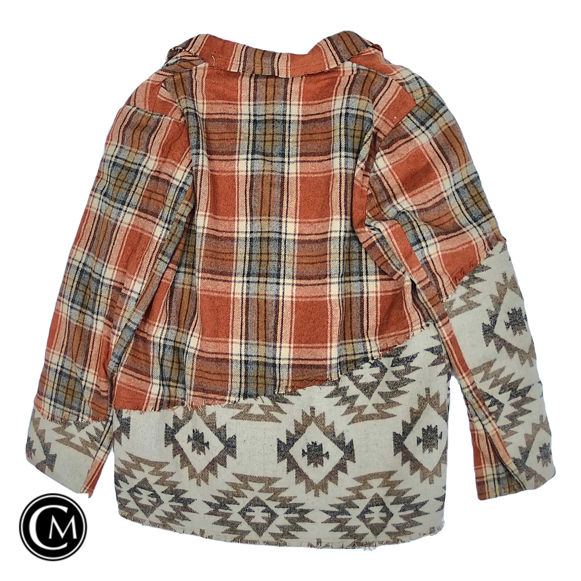Blazer By Miss Me In Brown & Orange, Size: Xl image 2