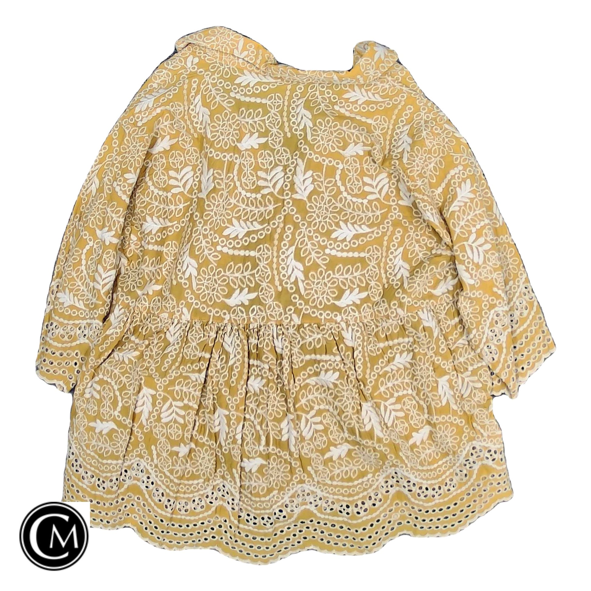 Top Ss By Ivy Jane In White & Yellow, Size: Xl image 2