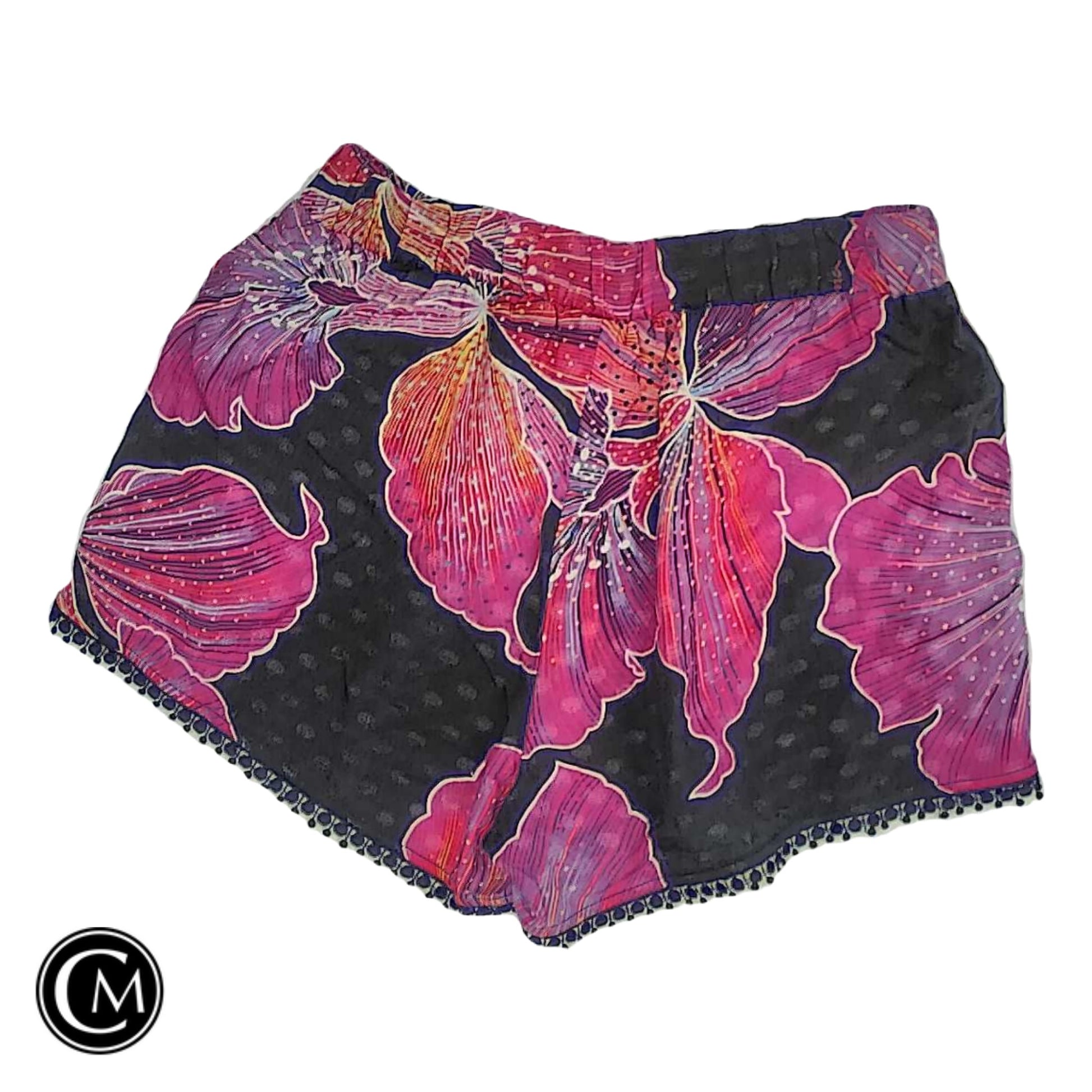Shorts By Trina By Trina Turk In Black & Pink, Size: Xs image 2