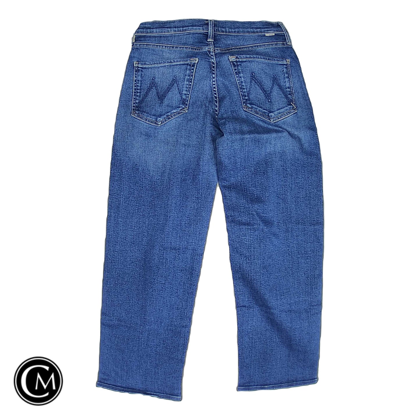 Jeans Straight By Mother In Blue Denim, Size: 8 image 2