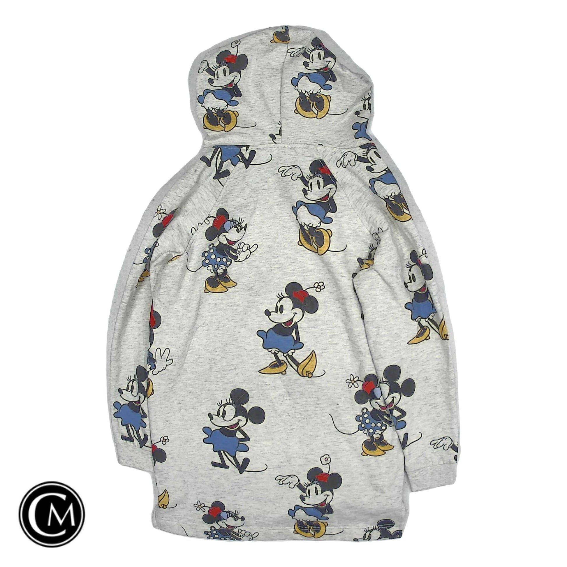 Sweatshirt Hoodie By Disney In Grey, Size: M image 2