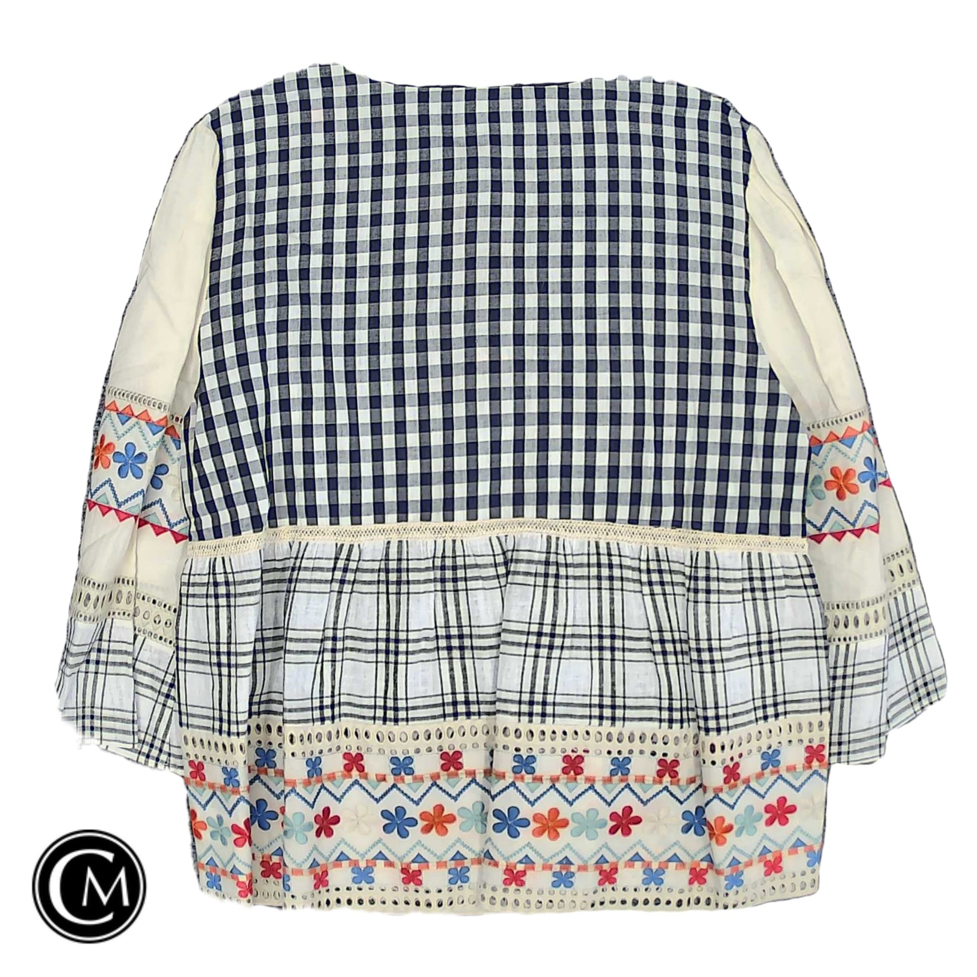 Top Ls By Daniel Rainn In Black & Cream, Size: Xl image 2
