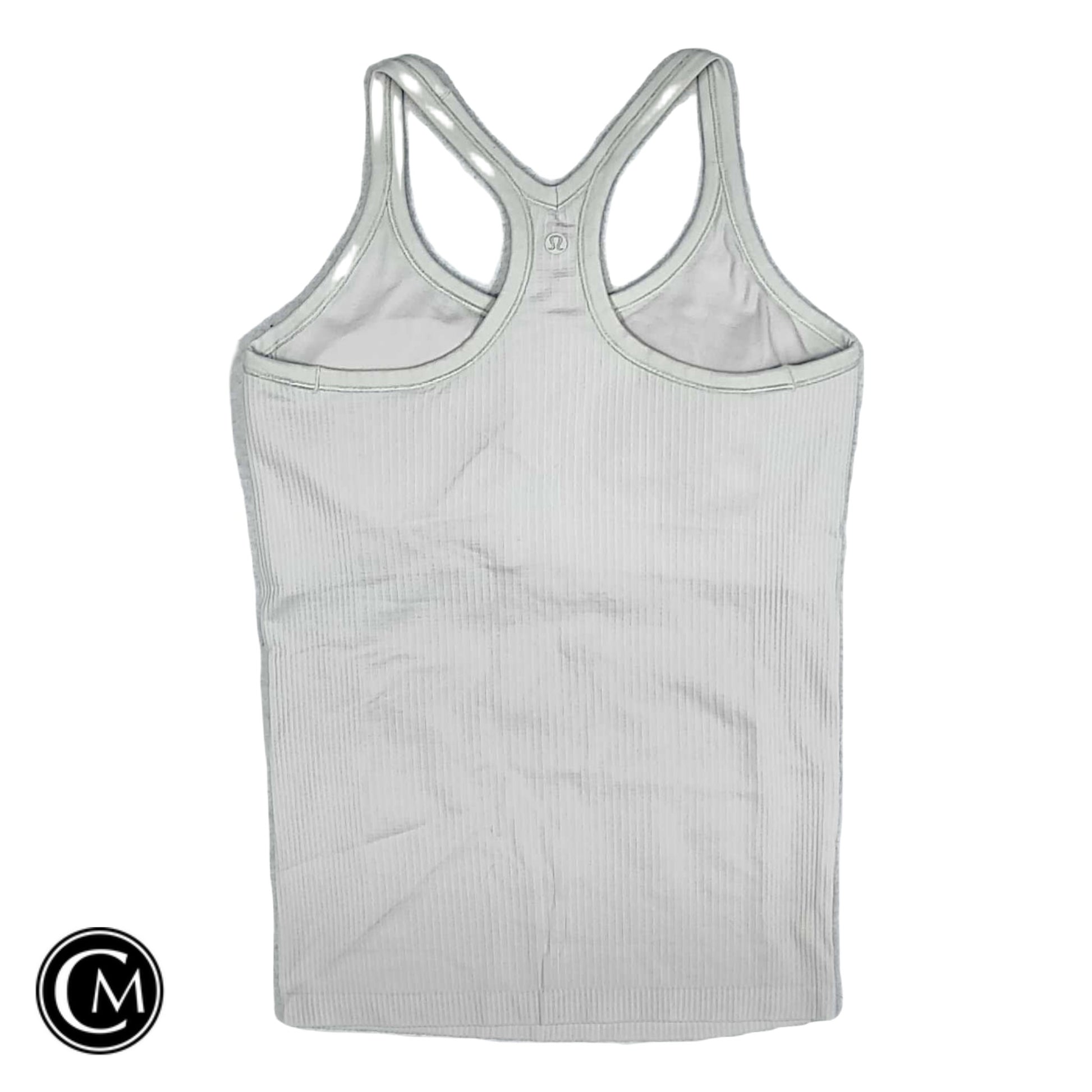 Athletic Tank Top By Lululemon In Cream, Size: 8 image 2
