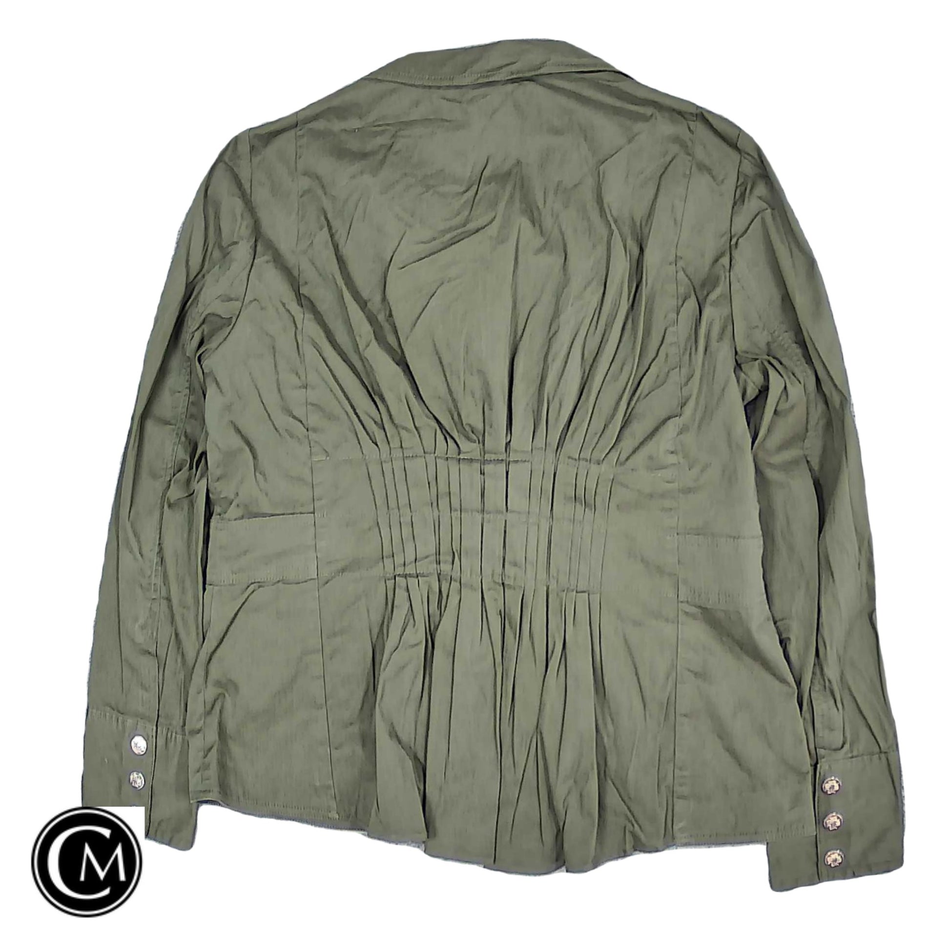 Jacket Other By White House Black Market In Green, Size: 12 image 2