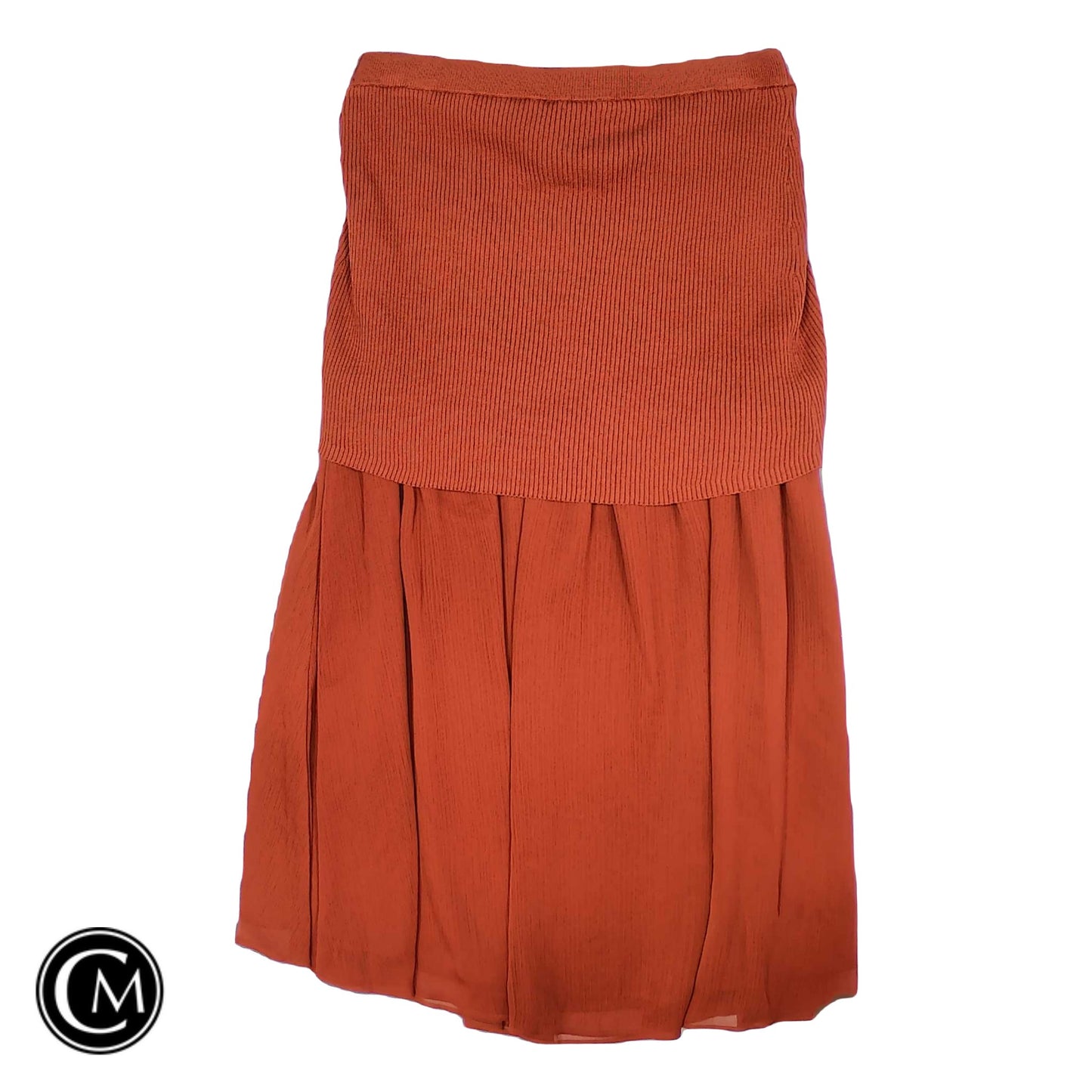 Dress Casual Short By Bcbg In Orange, Size: Xl image 2