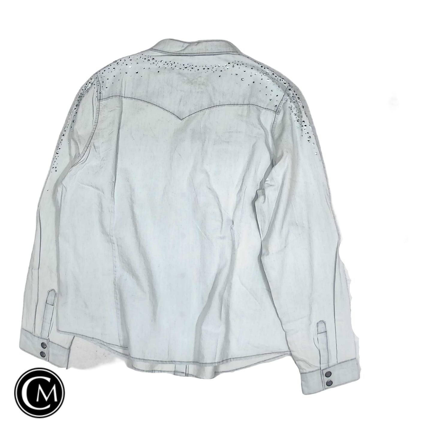 Top Ls By Cmb In Blue Denim, Size: Xl image 2