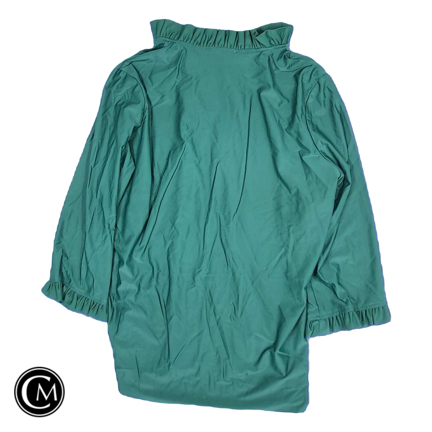 Top 3/4 Sleeve By Jude Connally In Green, Size: M image 2