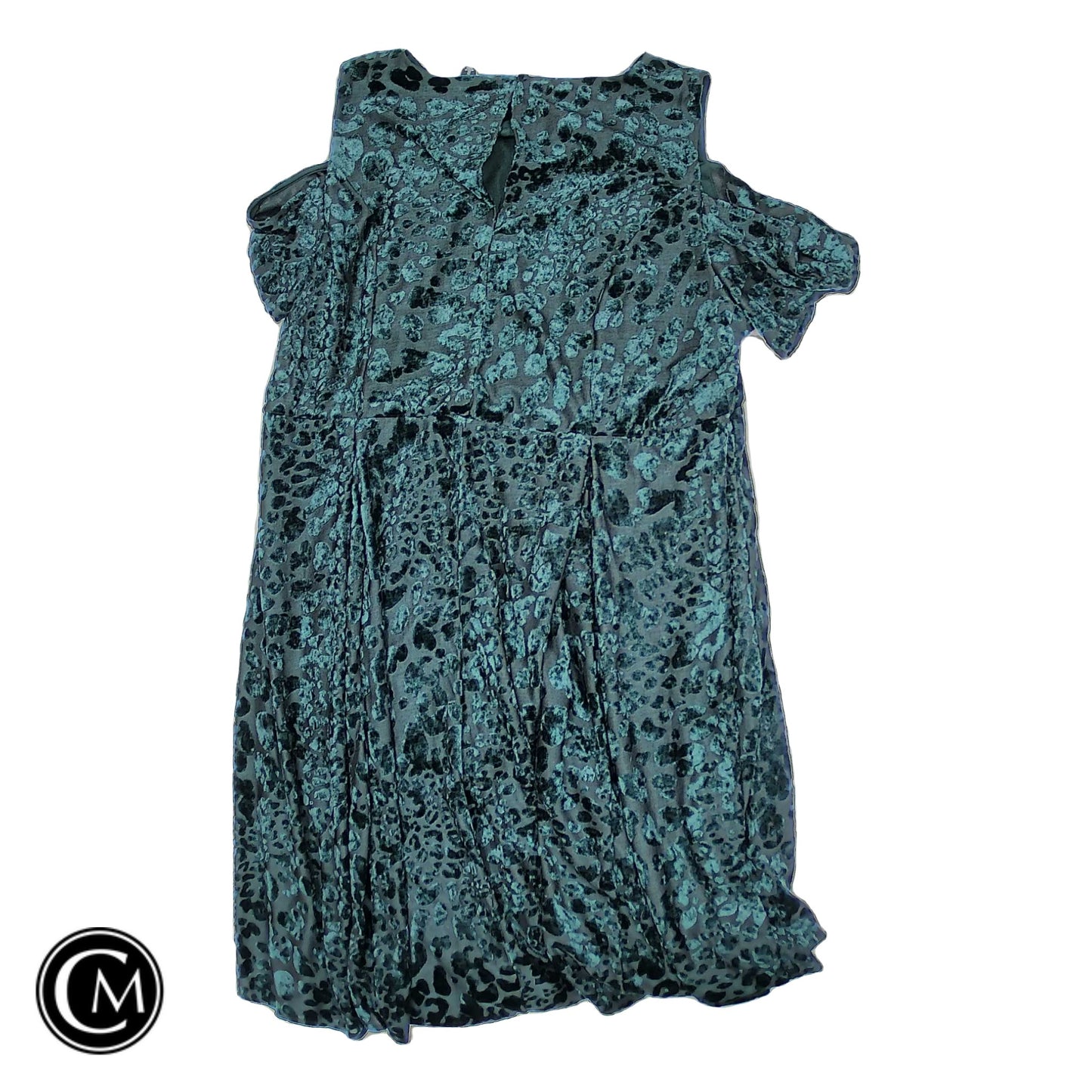 Dress Casual Short By Torrid In Black & Green, Size: 2x image 2