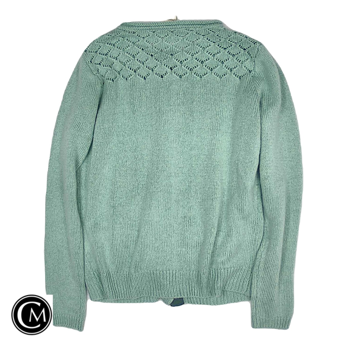 Sweater Cardigan By Cmc In Green, Size: Xs image 2