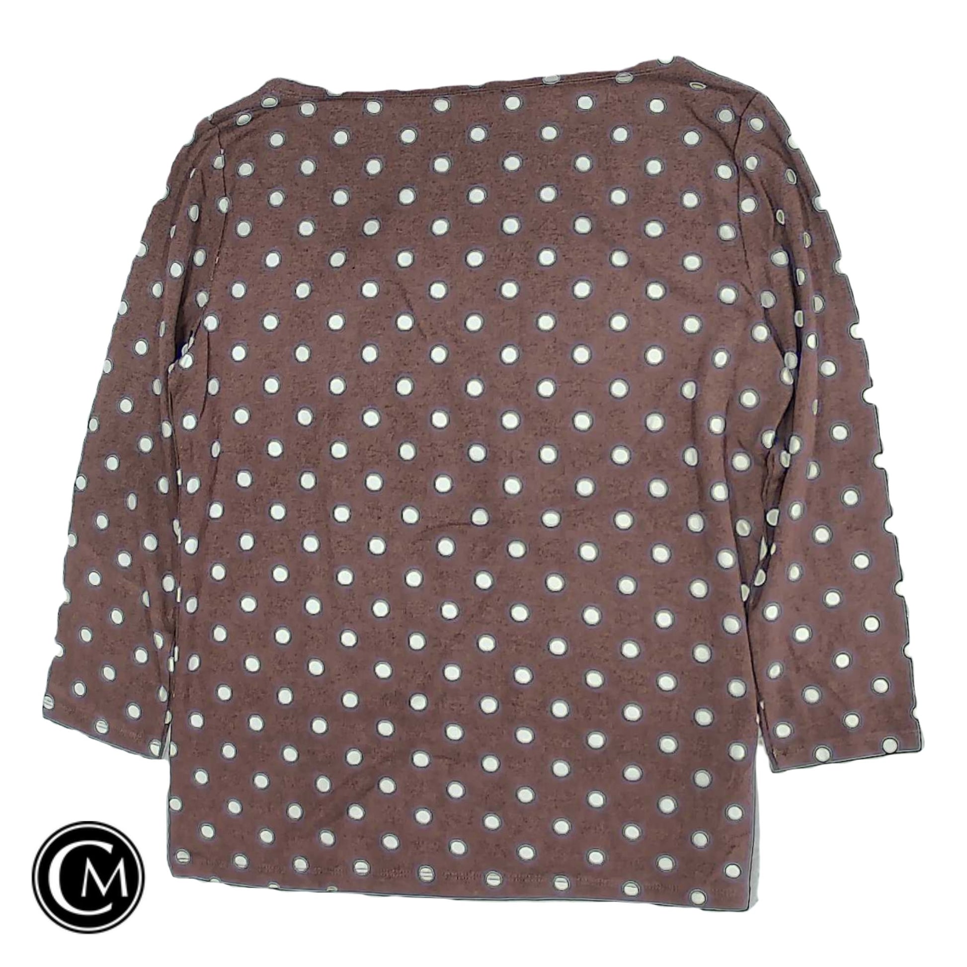 Top Ls By Ann Taylor In Polkadot Pattern, Size: Xs image 2