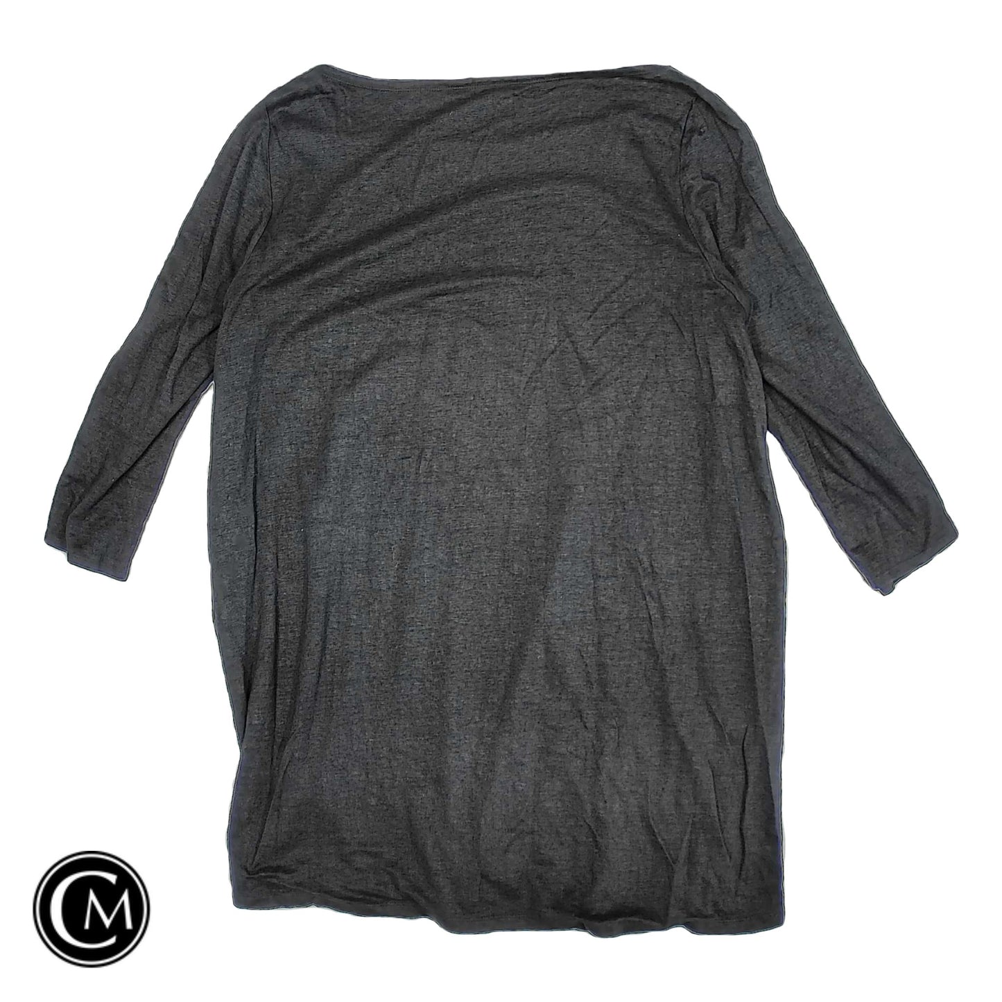 Tunic 3/4 Sleeve By Eileen Fisher In Black, Size: M image 2