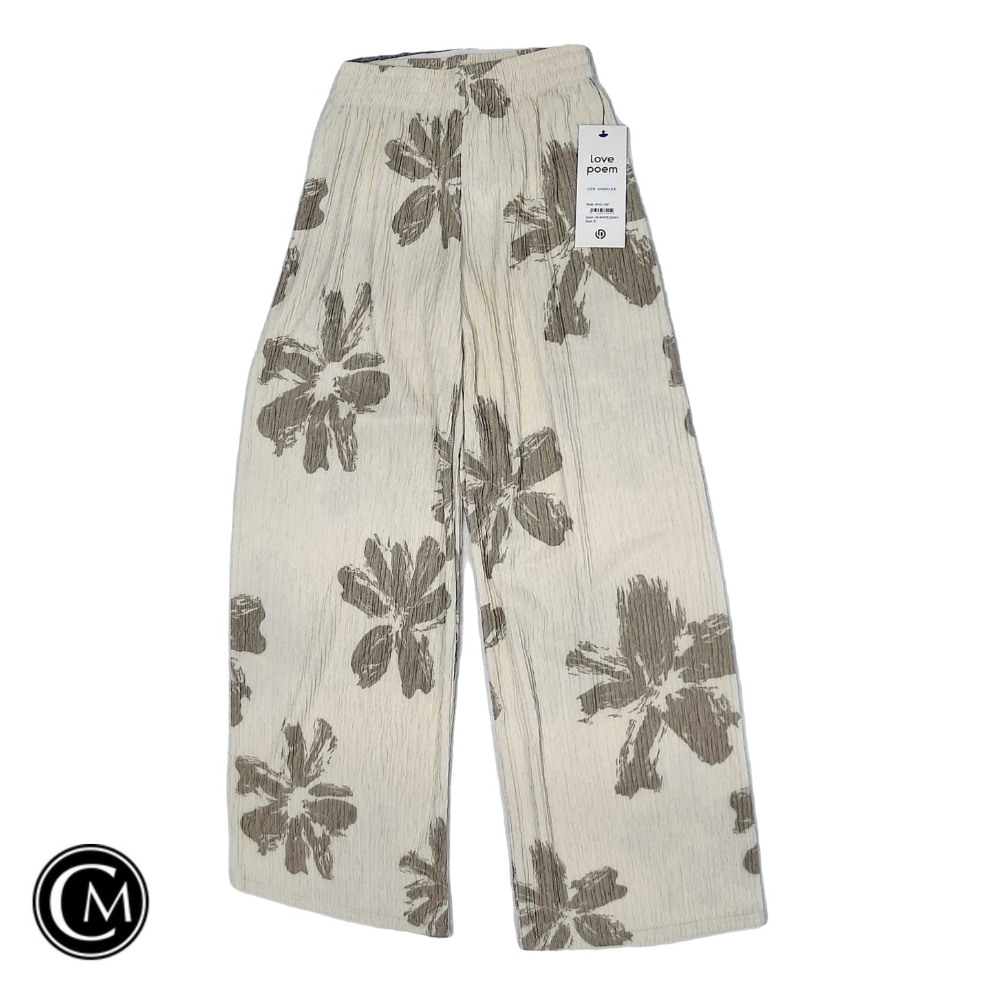 Pants Set 2pc By Clothes Mentor In Cream, Size: S image 2