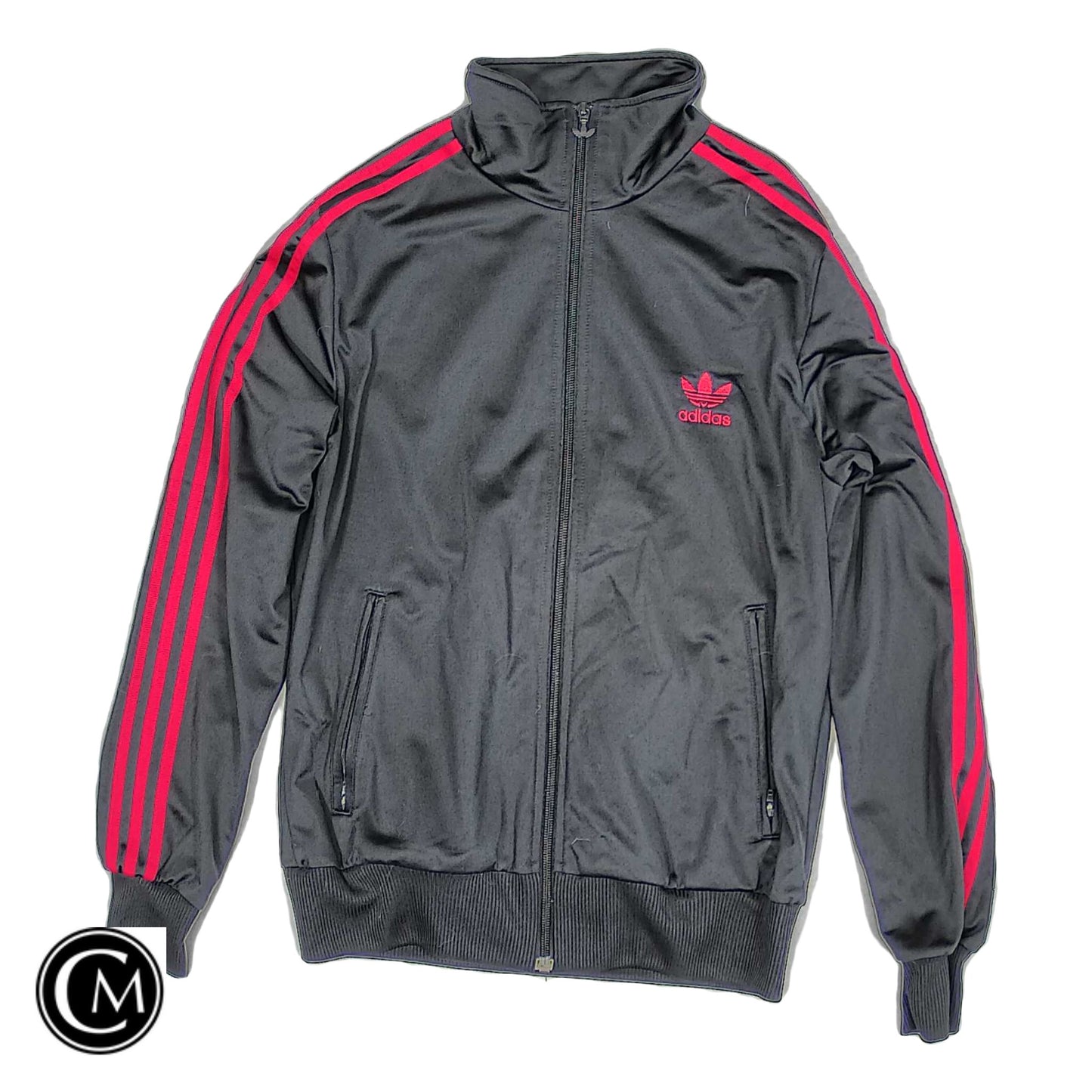 Pants Suit 2pc By Adidas In Black & Pink, Size: L image 2