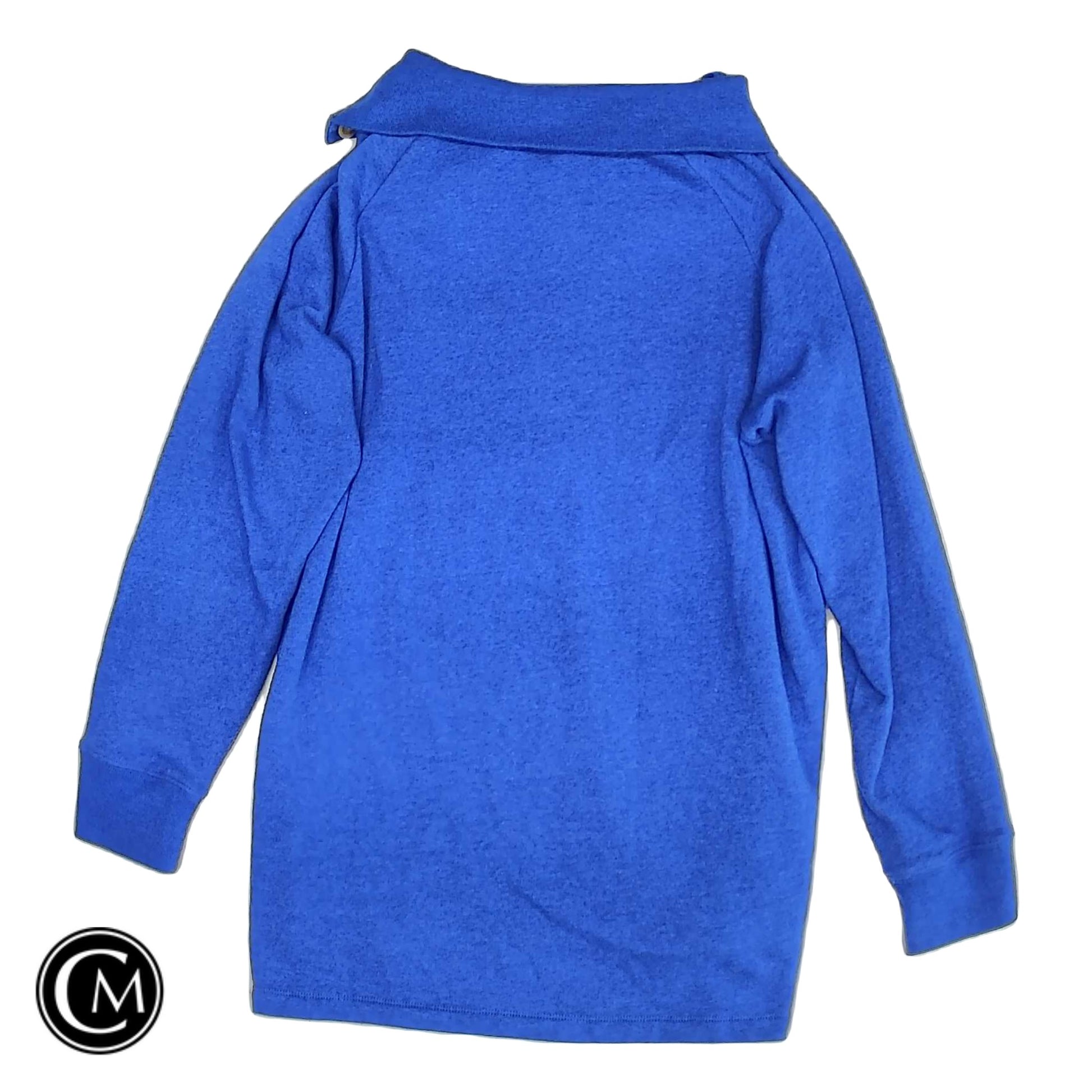Sweatshirt Collar By J. Crew In Blue, Size: L image 2