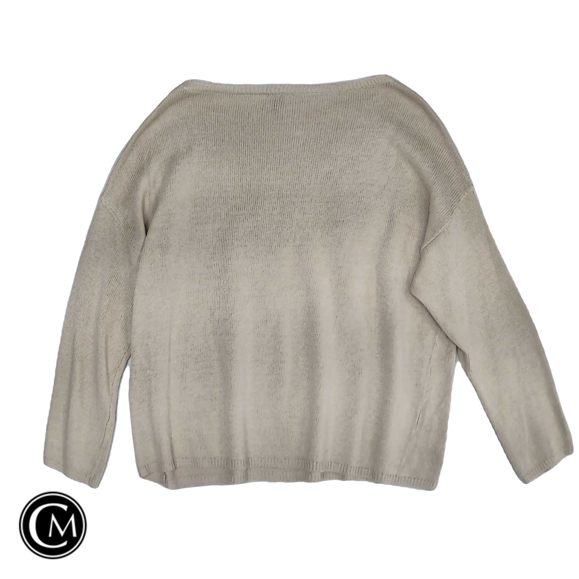 Sweater By Eileen Fisher In Beige, Size: M image 2