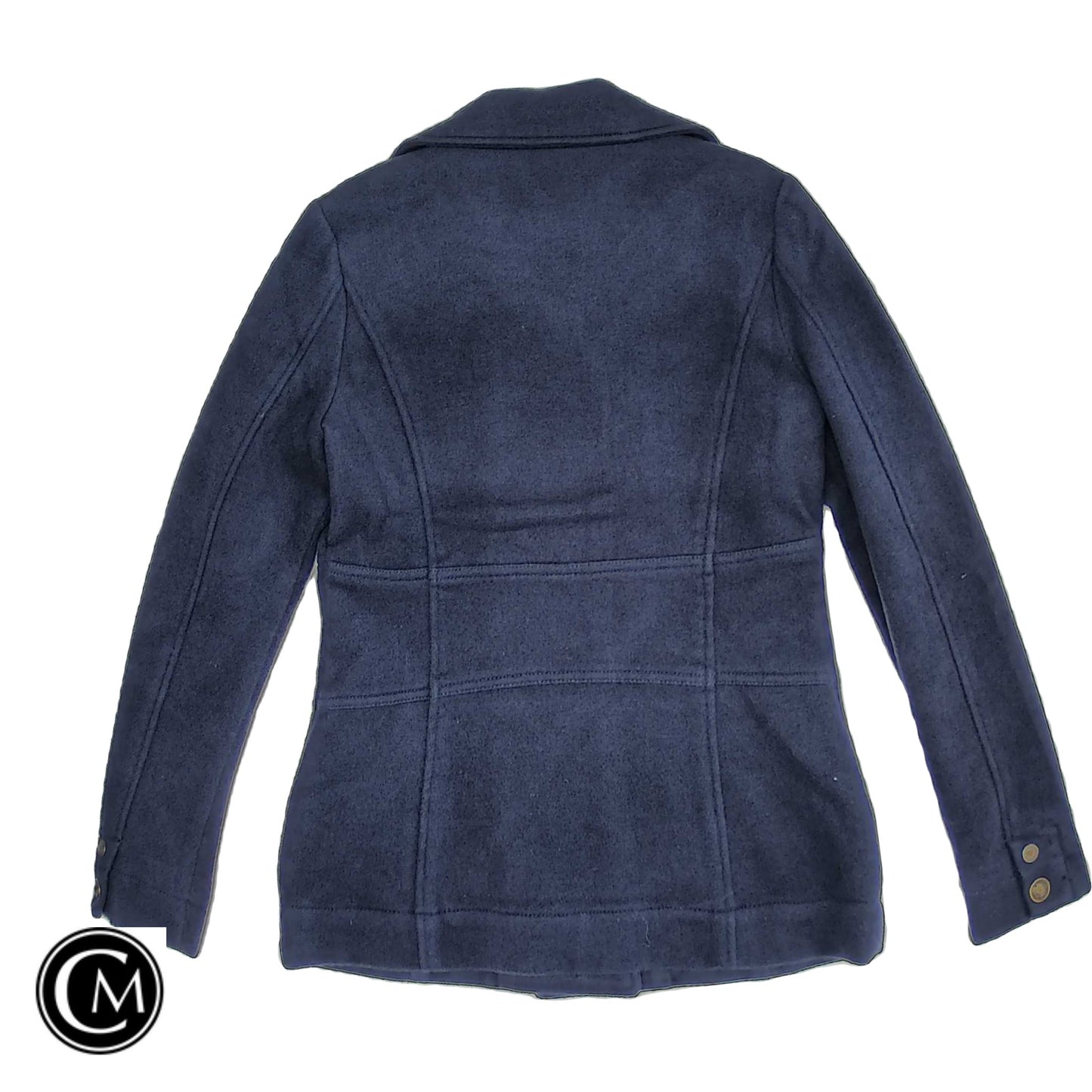 Coat Wool By Level 99 In Navy, Size: S image 2