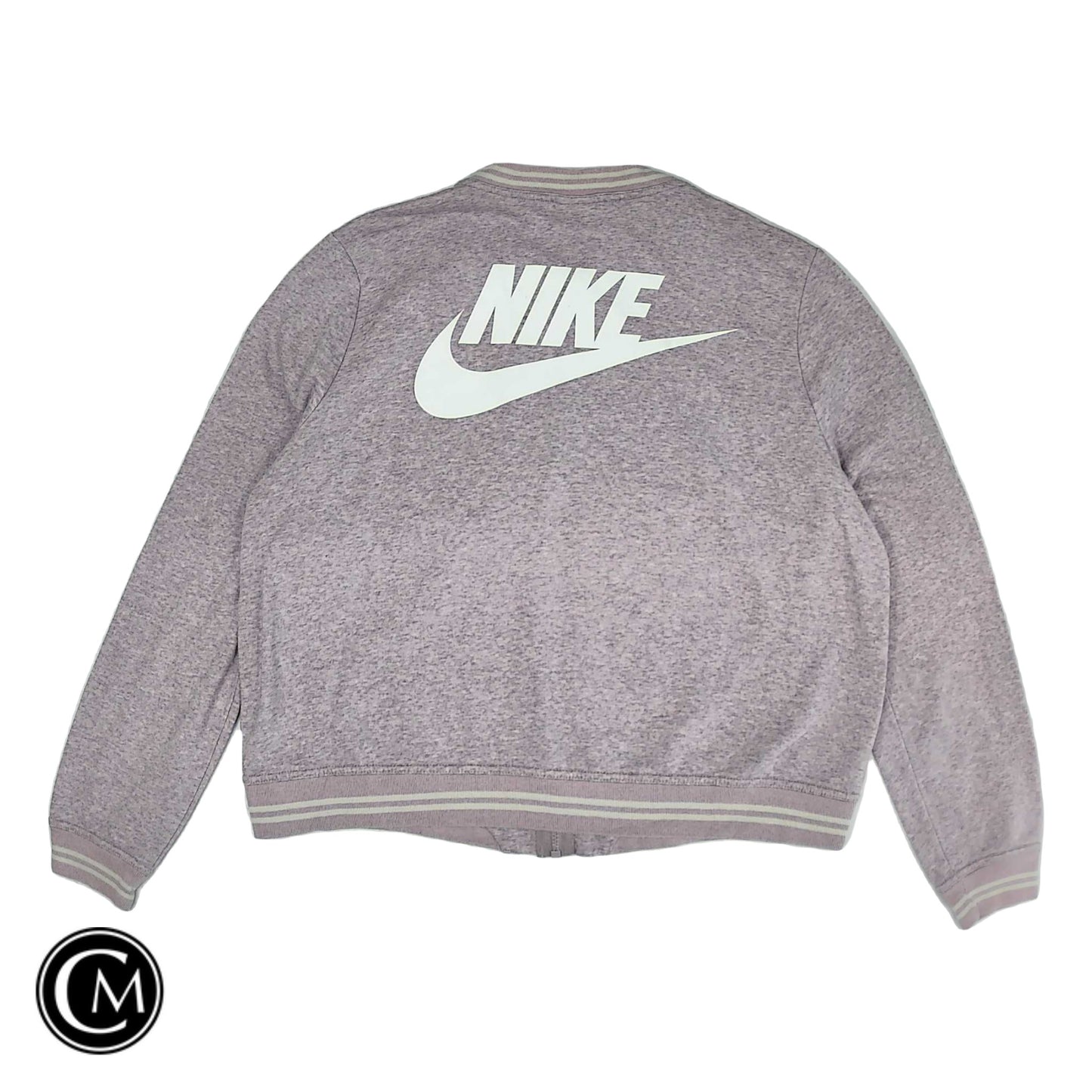 Athletic Jacket By Nike Apparel In Pink, Size: L image 2