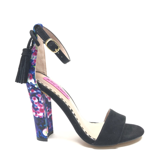Sandals Heels Block By Betsey Johnson  Size: 6
