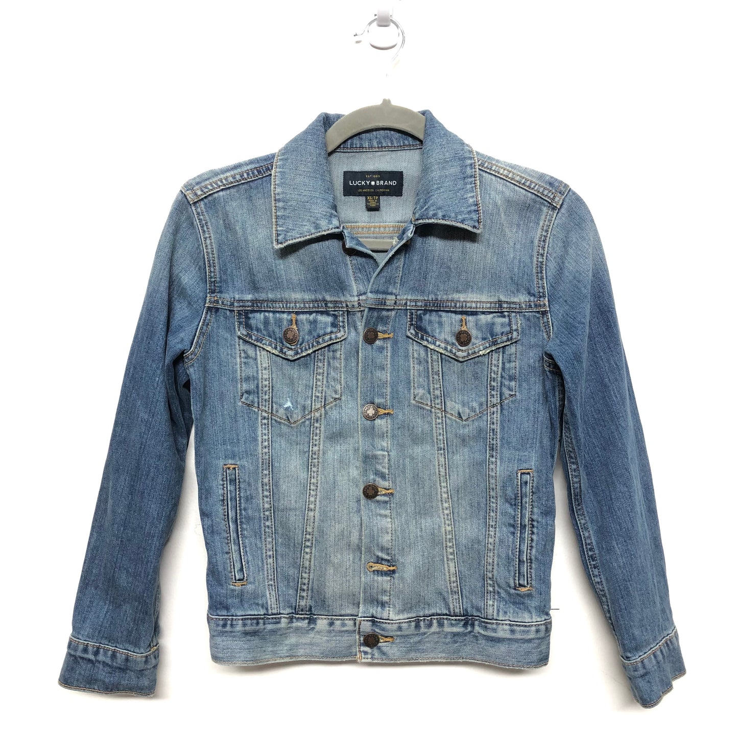 Jacket Denim By Lucky Brand  Size: Xs