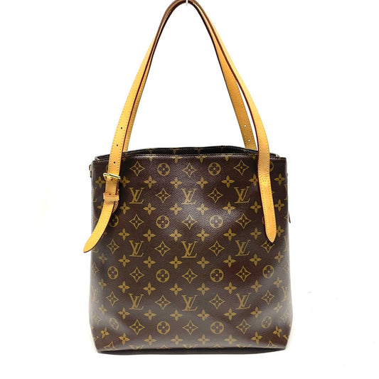 LOUIS VUITTON Voltaire Monogram Canvas Shoulder Bag Brown-US