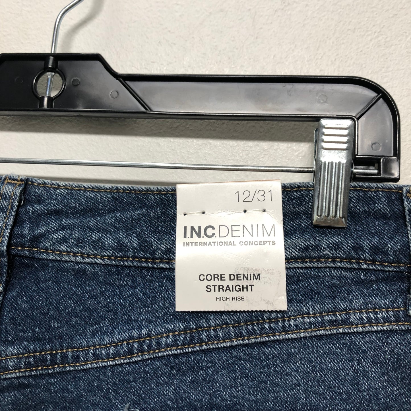 Jeans Straight By Inc  Size: 12