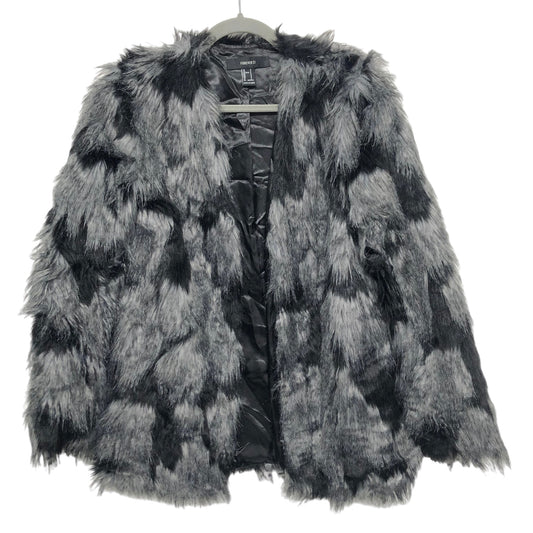 Jacket Faux Fur & Sherpa By Forever 21  Size: S