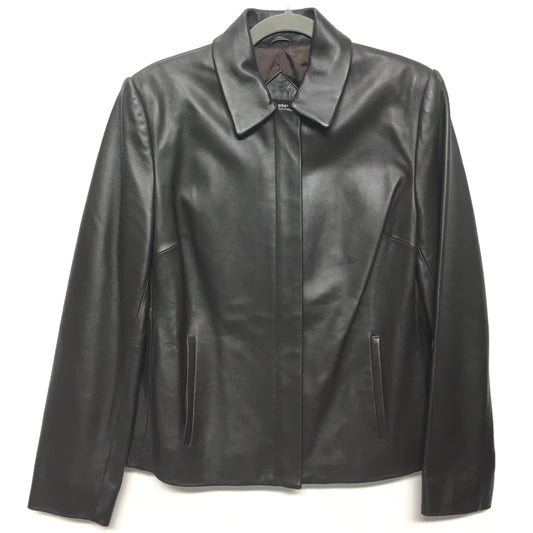 Jacket Leather By Valerie Stevens  Size: S